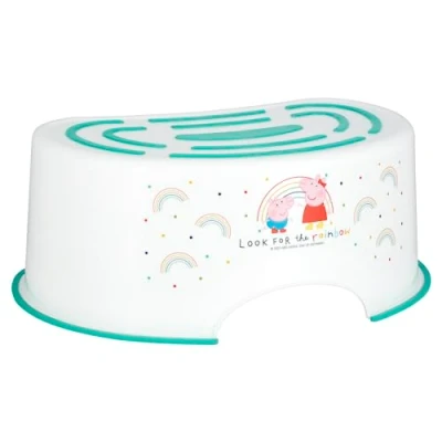Image of Peppa Pig Toilet Training Range 25cm George Step Stool Green