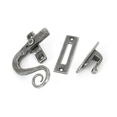 Image of From The Anvil Pewter Locking Monkeytail Fastener LH