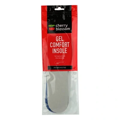 Image of Cherry Blossom Gel Comfort Insole Womens A Pair of Full Length, Shock Absorbing Insoles