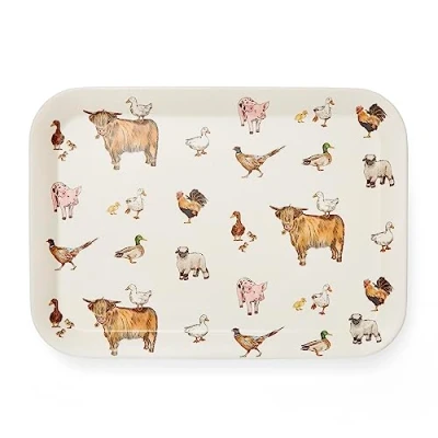 Image of Cooksmart British Designed Large Serving Tray Dinner For Multiple Uses Around The Home Trays Food Or Drinks Buttercup Farm
