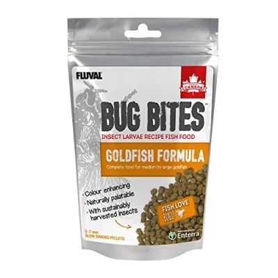 Image of Fluval Bug Bites Goldfish Granule Fish Food 100g