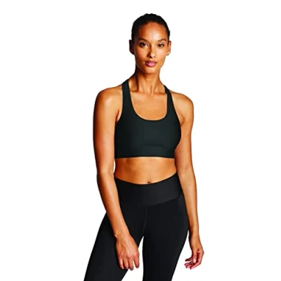 Image of Champion Women&#039;s, Absolute, Moderate Support, Medium Impact Sports Bra, Opaque, Black, M