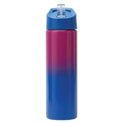 Image of Smash BT 1141 750ml Blue Stainless Steel Water Bottle, Blue/Magenta