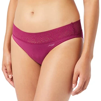 Image of Sloggi Women&#039;s Period Pants Tai Medium Briefs, Wine, M