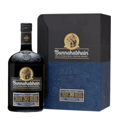 Image of Bunnahabhain 30 year old Whisky 46.3% 70cl Islay Single Malt Scottish with Gift Box
