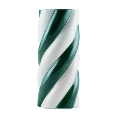 Image of Que Rico Amor Del Color Green/White Camila Vase
