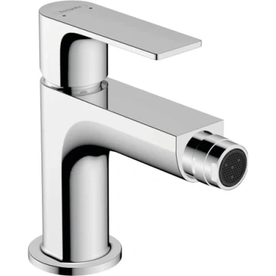 Image of Hansgrohe Rebris E Single Lever Bidet Mixer with Pop Up Waste Set, Chrome, 72211000