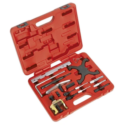 Image of Sealey Diesel/Petrol Engine Timing Tool Combination Kit for Ford, PSA Belt/Chain Drive