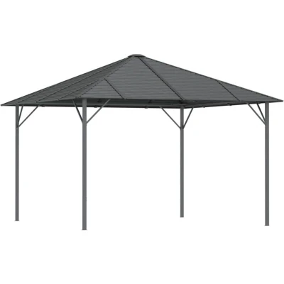 Image of vidaXL Gazebo with Roof 3x3 m Anthracite