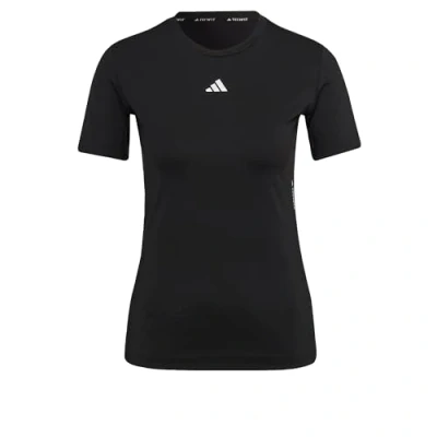 Image of adidas Performance Train Sports Tshirt, Women&#039;s, Size: Large, Black/white