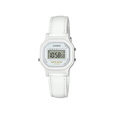 Image of Casio Women Digital Quartz Watch with Faux Leather Strap LA 11WL 7ACF