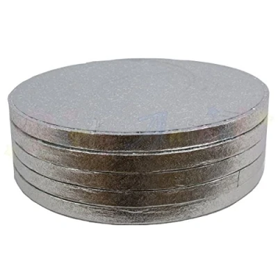 Image of Pack of 5 Round Cake Drum Boards 10 in 254 mm x 13mm (Pack 5)