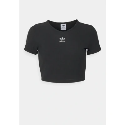Image of adidas Originals Essentials Basic Tshirt, Women&#039;s, Size: 20/22 (XL), Black