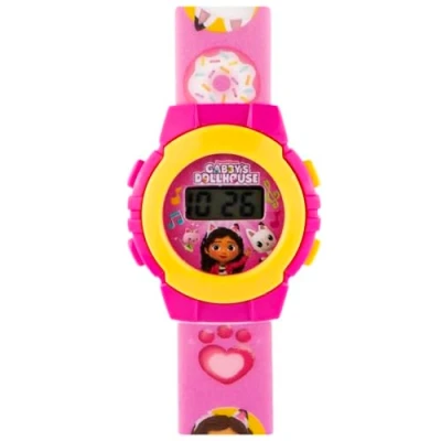 Image of Coriex Children&#039;s Watches Trendy Digital for Kids: Stylish and Practical Boys Trendsetters Time Date in Various Designs, Gabby&#039;s Dollhouse, Strap.