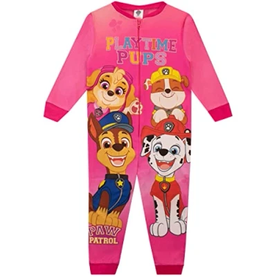 Image of Paw Patrol Girls Officially Licenced Onesie 2 3 Years Multicoloured