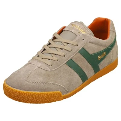 Image of Gola HARRIER Mens Classic Trainers in Rhino Green 9 UK
