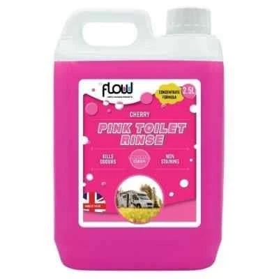Image of Dunnet Tools Toilet Cleaner Fluid &amp; Rinse Motorhome Caravan Accessories Chemical Camping Wc Disinfectant Fresh Fragrance Biodegradable Formaldehyde Free (1, Pink)
