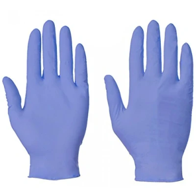 Image of 100 X Nitrile Disposable Gloves, Large XL Non Powdered Blue