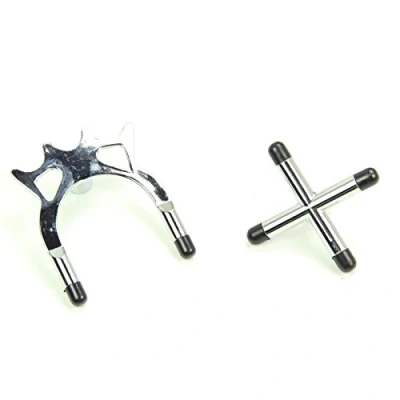 Image of Jonny 8 Ball Chrome Cross &amp; Bridge Rest Heads for Snooker or Pool