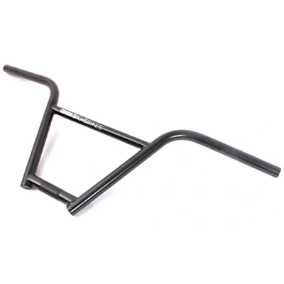 Image of KHEbikes BMX Handlebar, 4130 CrMo 9 inch 736 mm Wide, Black, 4 Piece Butted, 850 g