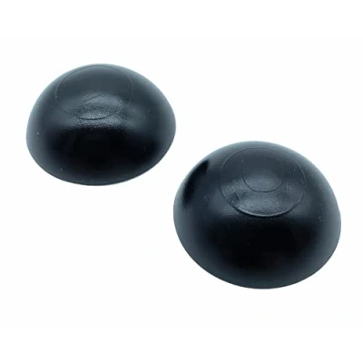 Image of JAM2DAY Self Adhesive Wall Bumper Buffer Door Stop Protector Pack of 2 (Black)