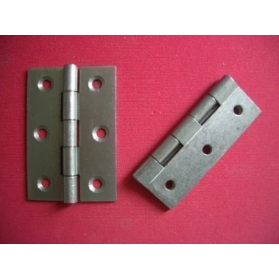Image of 2 x 65mm 2.5&quot; Inch Steel Self Colour Door Butt Hinges