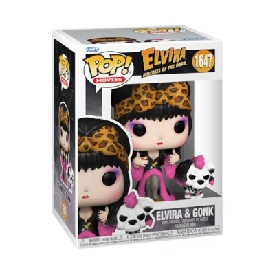 Image of Funko Pop! &amp; Buddy: Elvira Mistress Of the Dark Gonk Collectable Vinyl Figure Gift Idea Official Merchandise Toys for Kids Adults Movies Fans Model Collectors and Display