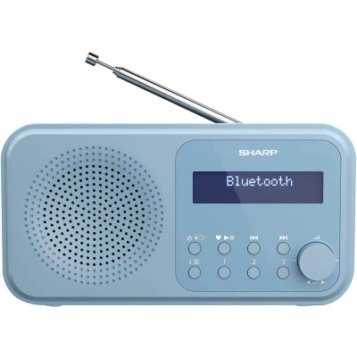 Image of Sharp DR P420BL Portable Digital Radio Blue