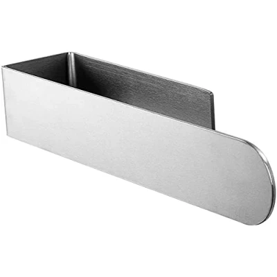 Image of Stainless Steel Towel Holder Without Drilling Self Adhesive Bathroom Rack Bar SUS 304 Hand Ring Waterproof Rail for Kitchen Living Room Bedroom