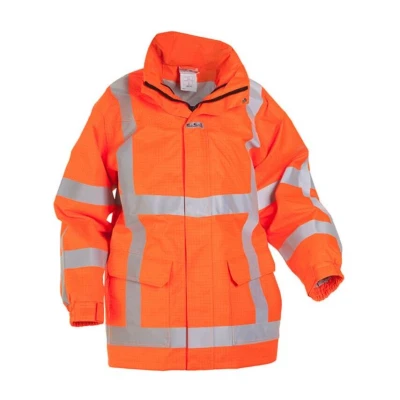 Image of Markelo Multi Sns Flame Retardant Anti Static Waterproof Parka Orange Small