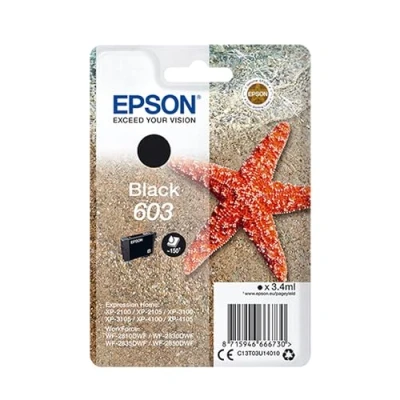 Image of Epson 603 Black Starfish Genuine, Ink Cartridge, Standard Capacity