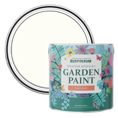 Image of Rust Oleum Pink Mould Resistant Garden Paint in Satin Finish Sweet Nothing 2.5L