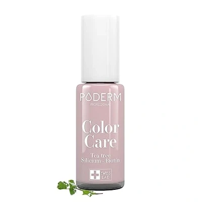 Image of PODERM FUNGAL nail INFECTIONS Parma varnish TEA TREE Prevention &amp; treatment of Nails Yellowed/Damaged by TREATS COLOURS foot/hand Swiss Made