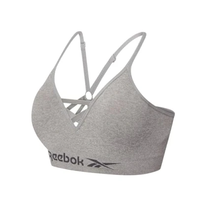 Image of Womens RBK S/Less Bra Top Strappy MARYNA Grey Marl