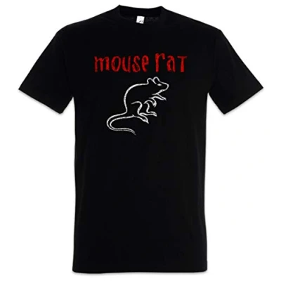 Image of Urban Backwoods Mouse Rat Men T Shirt Black Size M