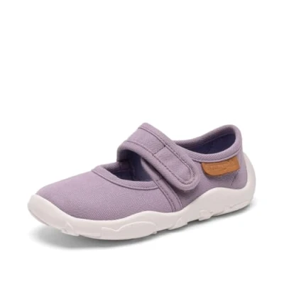 Image of Bisgaard Maddy Ankle strap ballet pumps for kids, Size: 036, Light purple shoes