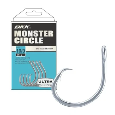 Image of BKK Monster Circle 10/0# Sea fishing hooks