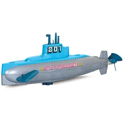 Image of Tobar 5038728034125 CLOCKWORK SUBMARINE Bath and Tub Toy Auto,U boot, Multicolour, 9.5 x 24 7 cm
