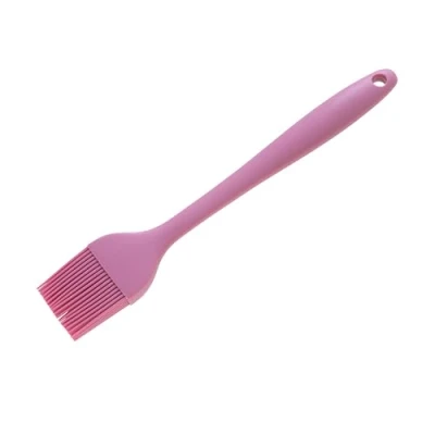 Image of Wiltshire Silicone Pastry Brush, Basting &amp; Glazing Bristles, Heat Resistant Utensil, Non Stick, Scratch, Studio Pink, 25.3x4.5x1.5cm