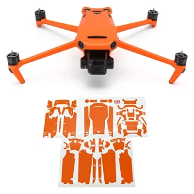 Image of WRAPGRADE Full Skin Stickers Compatible with Mavic 3 / Classic (NEON ORANGE)