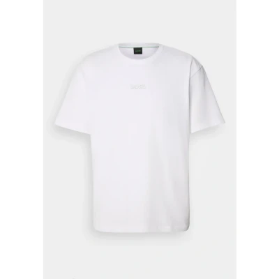 Image of BOSS TEE Basic Tshirt, Men&#039;s, Size: Large, White