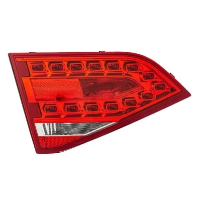 Image of 51264L Rear light HELLA 2TP 010 086 091 Left Inner Section LED, P21W, W16W 12V Crystal clear, red without bulbs with bulb holder AUDI: A4 B8 Saloon