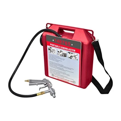 Image of 30 lb Portable Handheld Air Sandblaster Sand Blaster Kit Rust &amp; Paint Remover