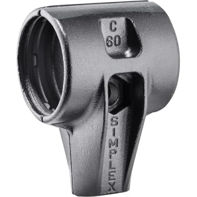 Image of Halder 3711060 Reinforced Cast Steel Housing for Soft Face Mallet, Multi Colour, 60 mm