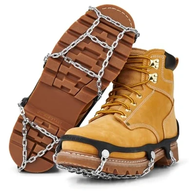 Image of Yaktrax Unisex Adults Chains, Black, Small (EU Shoe Size 38 40)