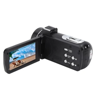Image of Portable Digital Video Camera,30MP 4K Antishake 1080P HD 18X Zoom 3in IPS Touch Display Screen Camera Camcorder