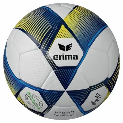 Image of Erima Hybrid Futsal Football New Navy/Yellow 4