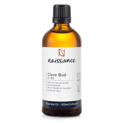 Image of Naissance Clove Bud Essential Oil (No. 183) 100ml Pure, Natural, Cruelty Free, Steam Distilled &amp; Undiluted for Aromatherapy Diffusers