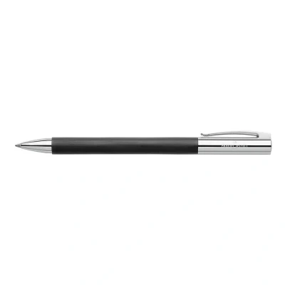 Image of Faber Castell 148130 Twist ballpen AMBITION precious resin, lead: B, including gift box, barrel color: black / silver