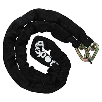 Image of 1.8 Metres x 10mm Square Link Heavy Duty Bike Security Chain with Nylon Cover
